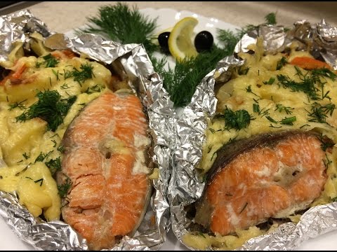 Кращі рецепти приготування лосося в духовці