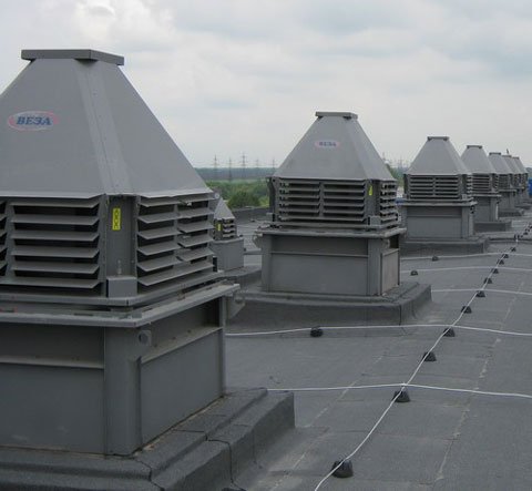 Вентилятори дахові радіальні: характеристика вкр 5, вкр 8, установка