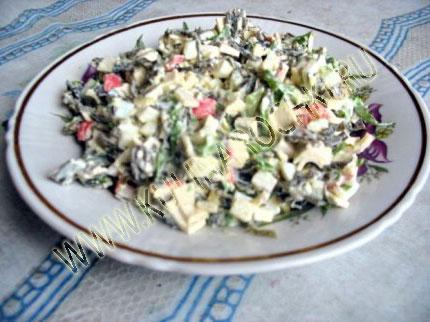 Салат з морської капусти рецепт