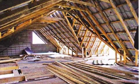 Мансардний дах з балконом: розрахунок матеріалу, вентиляція