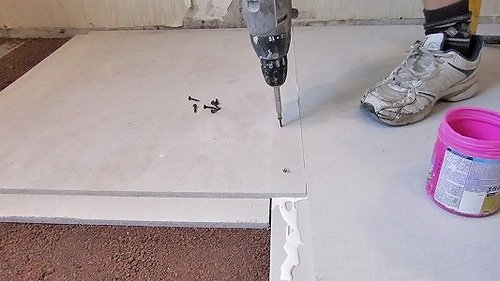 Суха стяжка підлоги: будову й особливості монтажу