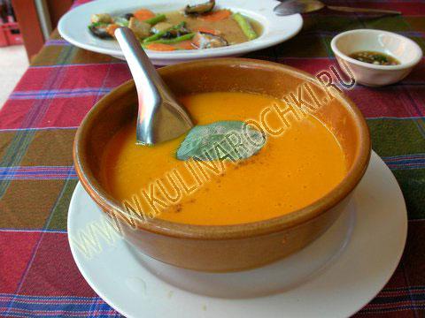 Морквяний суп пюре рецепт