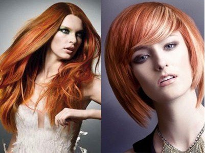 Мелірування на руде волосся: ідеї з фото