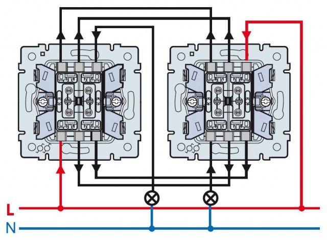 Підключення прохідного вимикача: підготовка загальної схеми