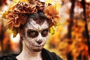 Макіяж «скелет» для Хеллоуїна покроково з фото і відео