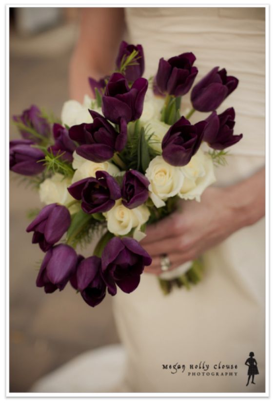 Весільний букет з тюльпанів. 100 найкрасивіших і оригінальних варіантів.