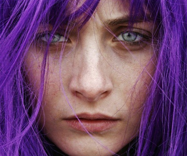 Фіолетові волосся   особливості