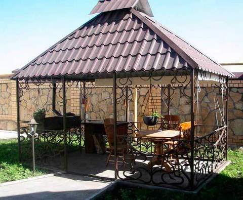 Чим покрити дах альтанки: безпека, натуральність матеріалу