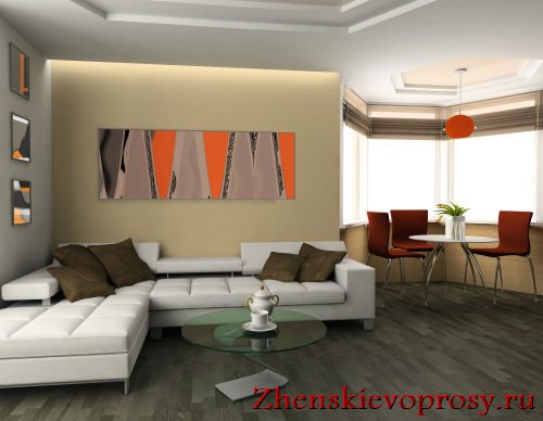 Як зонувати однокімнатну квартиру?