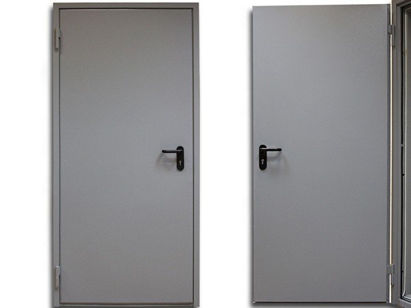 Двері протипожежні металеві: різновиди та конструктивні особливості