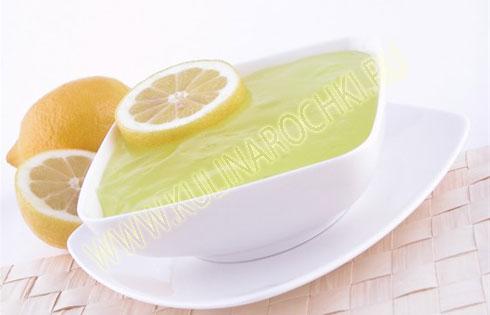 Лимонне желе рецепт