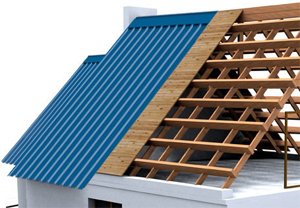 Кріплення профнастилу на дах: правильний спосіб