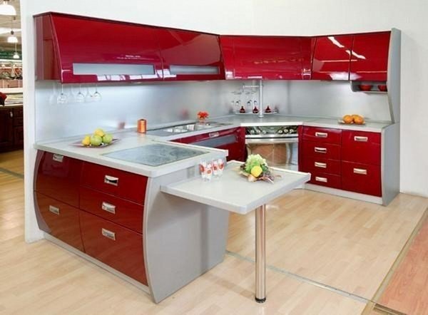 Оздоблення стін на кухні: функціональний поділ приміщення, що використовуються для цих цілей матеріали