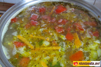 Суп з фрикадельками і овочами, фото рецепт