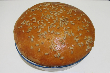 Житній хліб на кефірі, фото рецепт