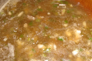 Суп з сиром тофу і морепродуктів, фото рецепт
