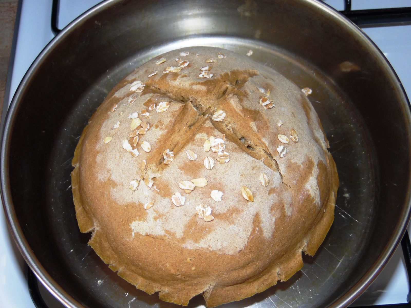 Бездріжджовий хліб житній, фото рецепт