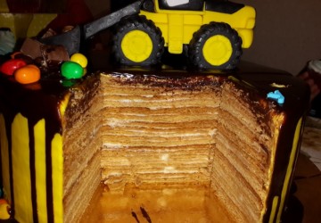 Як прикрасити торт «Трактор»