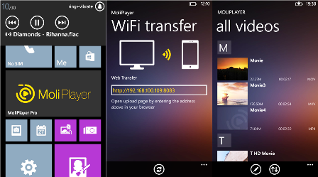 MoliPlayer Pro Windows Phone