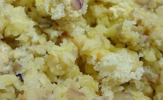 З фаршу Котлетки і картоплі в сметанному соусі, фото рецепт