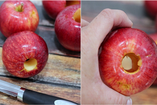 Запечені яблука в карамелі, фото рецепт