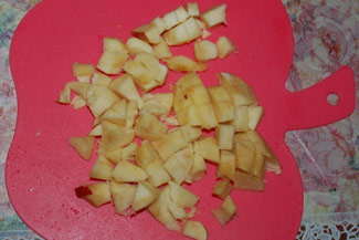 Оладки на кефірі з яблуками, фото рецепт
