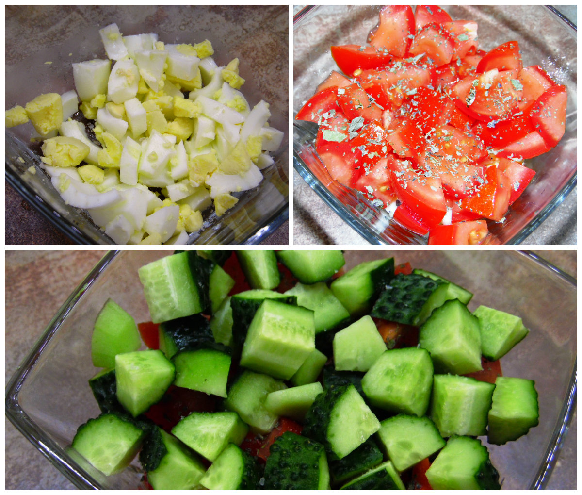 Овочевий салат до сніданку, фото рецепт