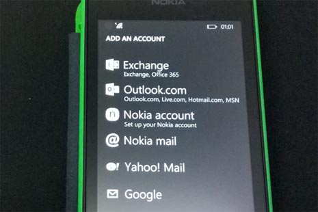 Налаштування електронної пошти на Nokia Lumia 530