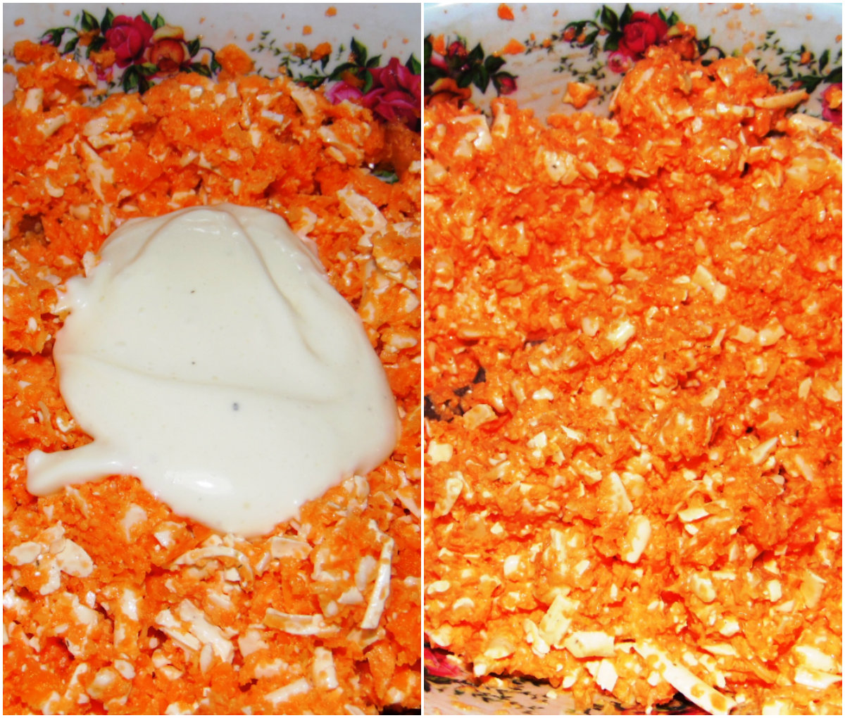 Морквяно сирний салат Закусочний, фото рецепт