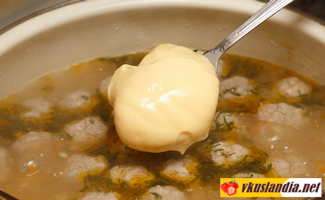 Суп з фрикадельками і сиром, фото рецепт