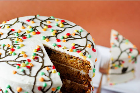 Горіховий торт з вершковим кремом, фото рецепт