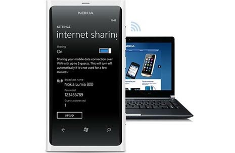 Nokia Lumia як модем   Налаштування Wi Fi точки доступу)