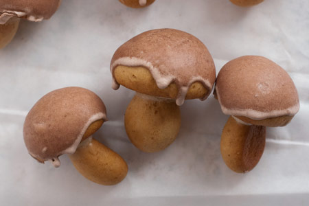 Святкове печиво грибочки у формі, фото рецепт
