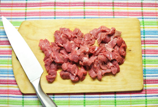 Салат з яловичиною та корейською морквою, фото рецепт
