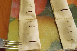 Слойки з листкового бездріжджового тіста, фото рецепт