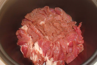 Мясо по французьки в мультиварці, фото рецепт