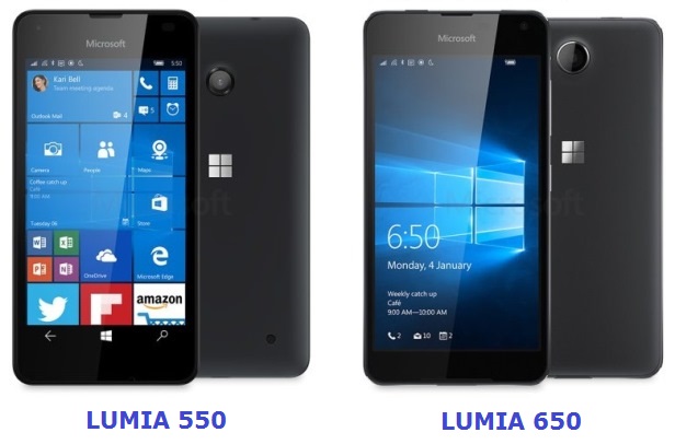 Lumia 650 vs Lumia 550   порівняння смартфонів на Windows 10