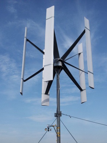 Вітрогенератор безшумний вертикальний