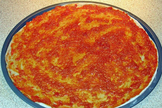 Піца з червоною рибою, фото рецепт
