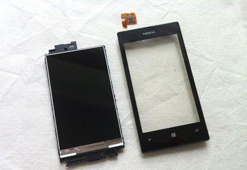 Скло для Nokia Lumia 520. Заміна скла, інструкція фото