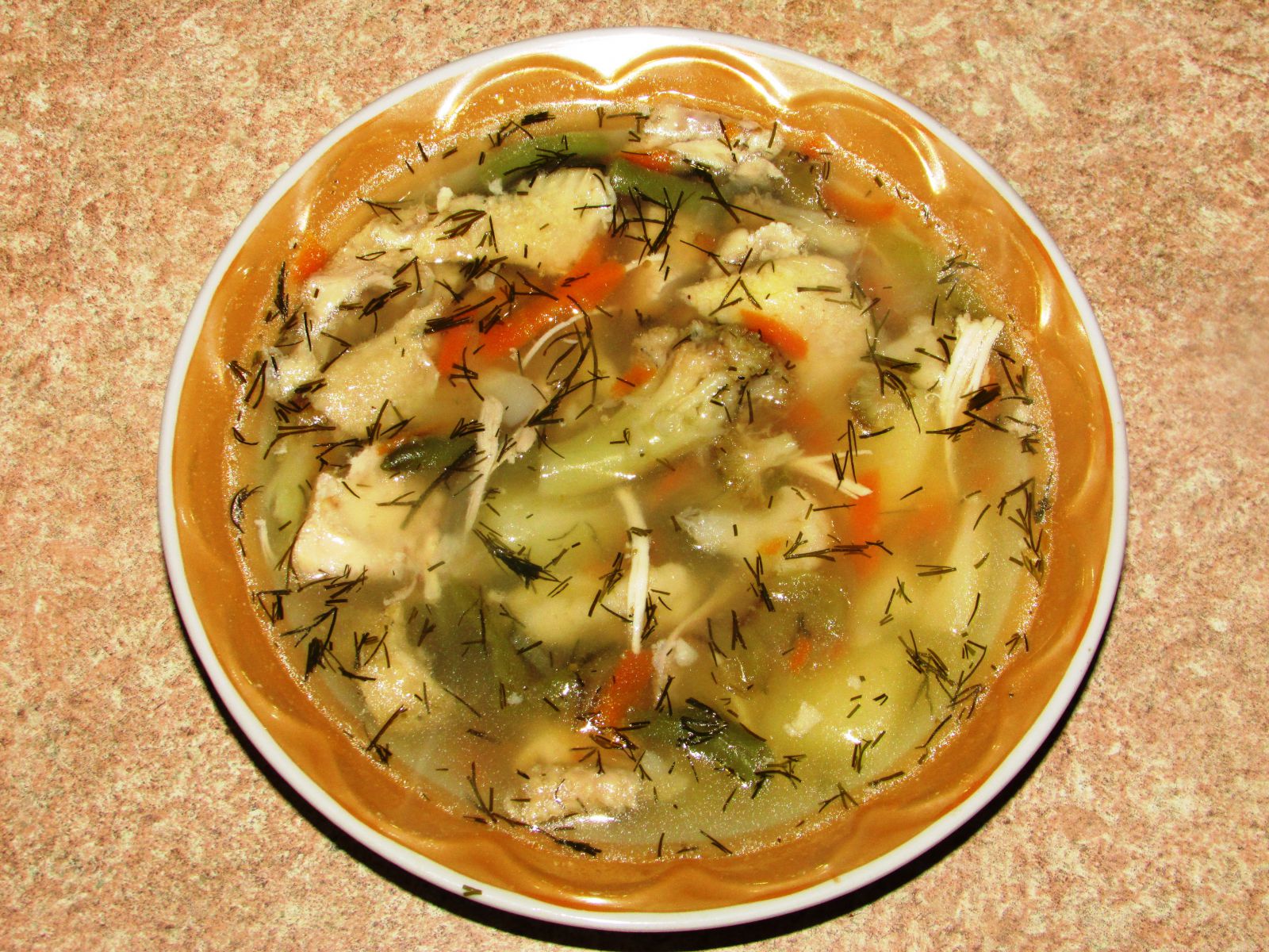 Овочевий суп з рисом для малюків, фото рецепт