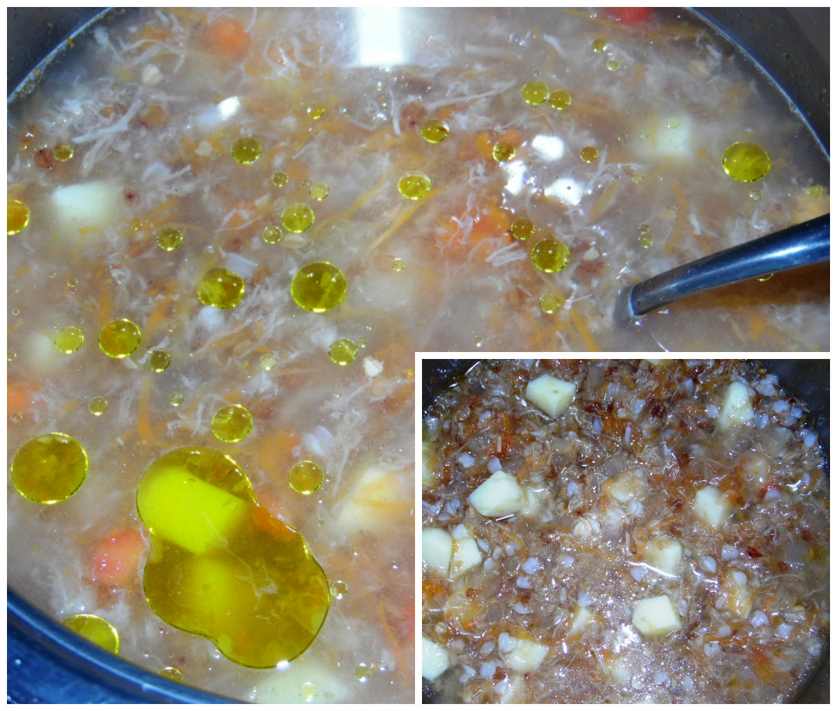 Гречаний суп з томатами для дітей, фото рецепт