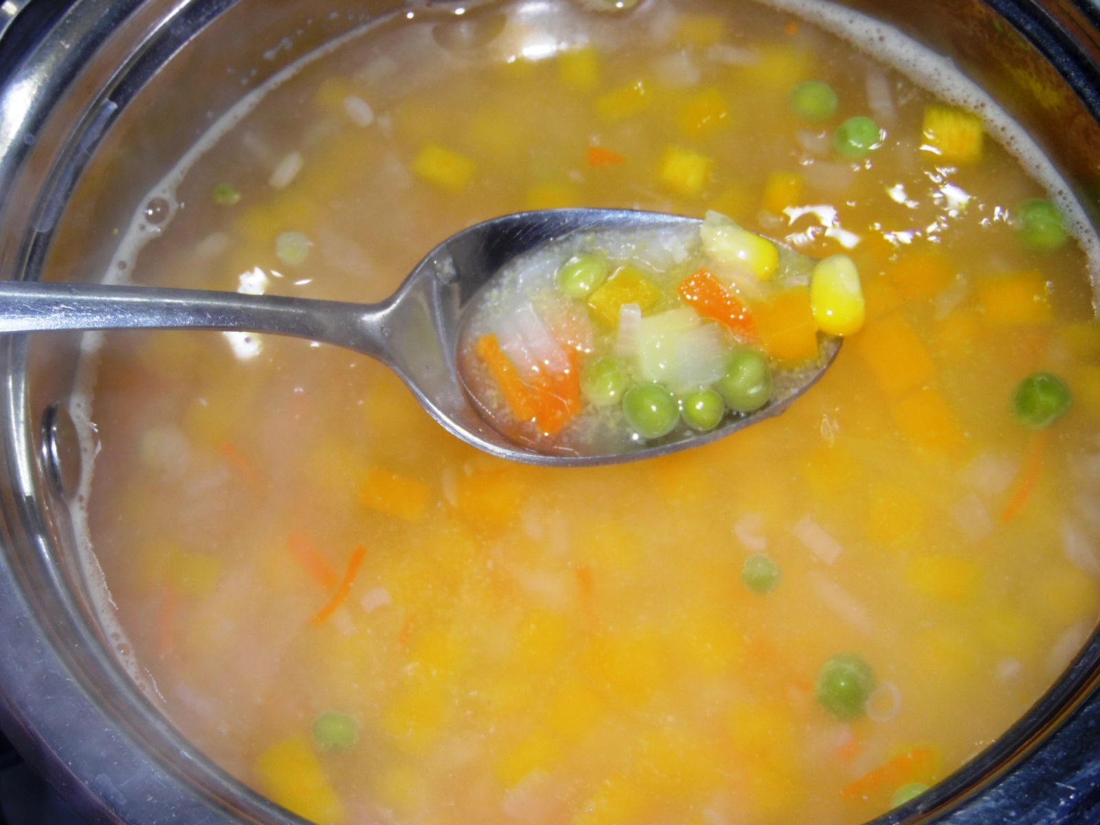 Кукурудзяний суп для малюків, фото рецепт