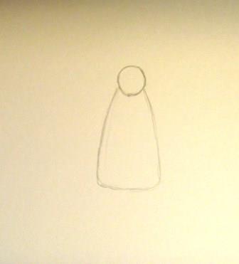 Як намалювати діда Мороза поетапно олівцем, інструкція для початківців