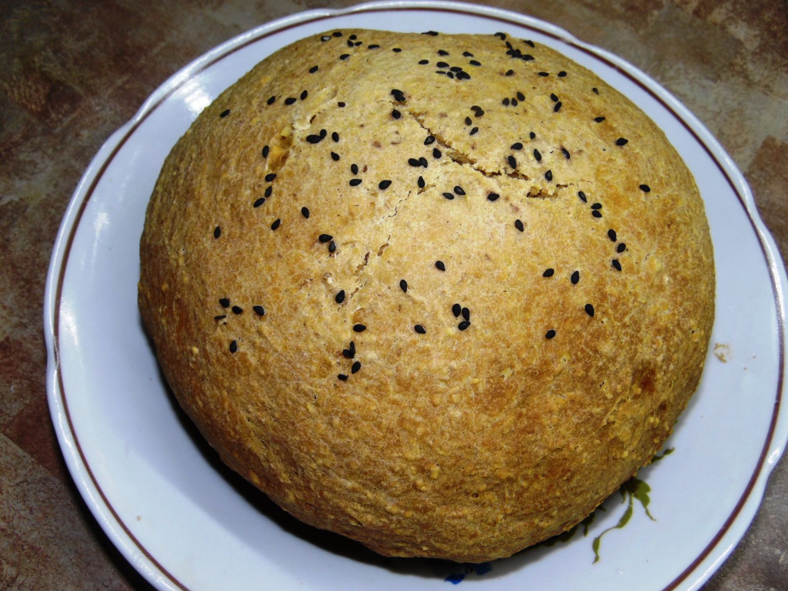 Білий бездріжджовий хліб, фото рецепт