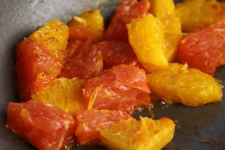 Салат з грейпфрутом і сиром, фото рецепт