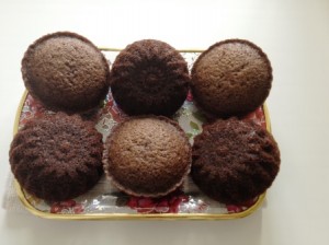Шоколадні мафіни (кекси з какао), рецепт з фото