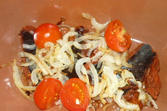 Свинина з кольоровою капустою в духовці, фото рецепт