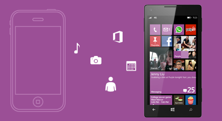 Перенесення даних з iPhone на смартфони Windows Phone 8