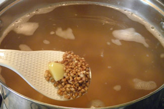Гречаний суп з сиром і фрикадельками, фото рецепт